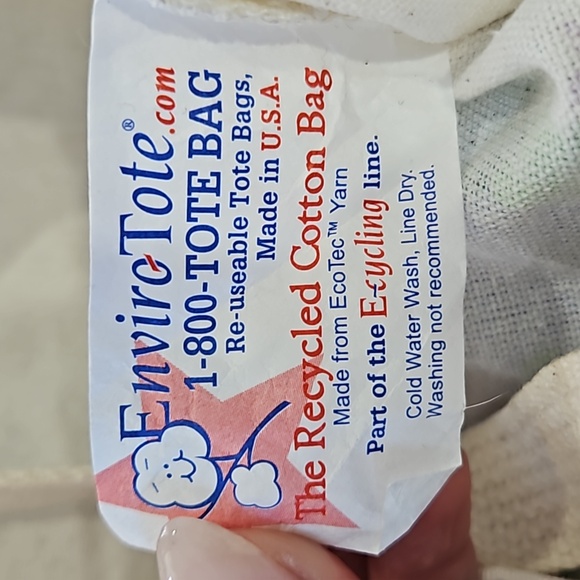 2/$10 Canvas tote - Picture 3 of 5